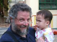 Dr. LaRussa and child at Tam Binh Orphanage