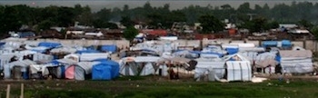 Haiti refugee camp