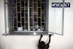 A modern pharmacy at a BIPAI clinic