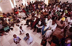 The crowded old clinic in Uganda