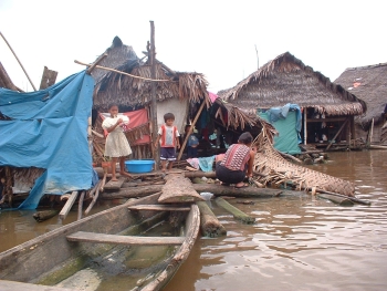 A floating hut in Belèn.